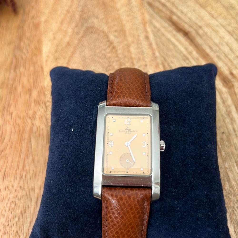 Baume and Mercier - Hampton - Steel Tank Cased Watch - Reference MV045063